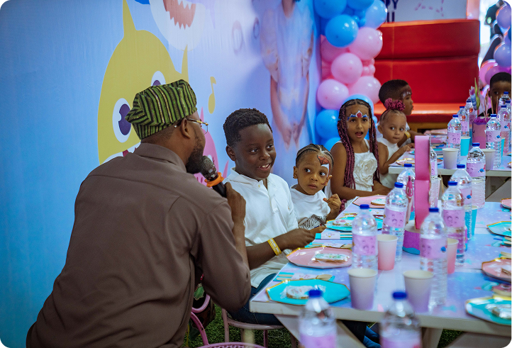 Birthday celebration at Landmark Kids Club