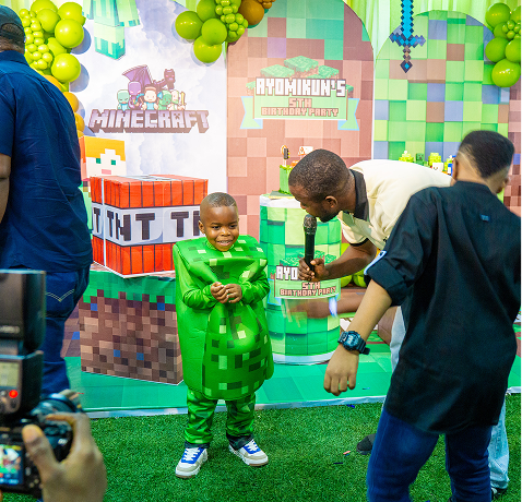 Birthday party moment 4