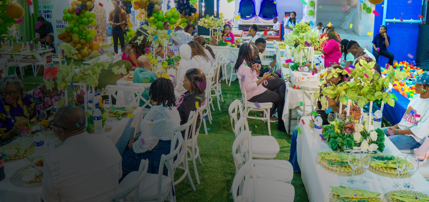 Kids at a Landmark Kids Club event